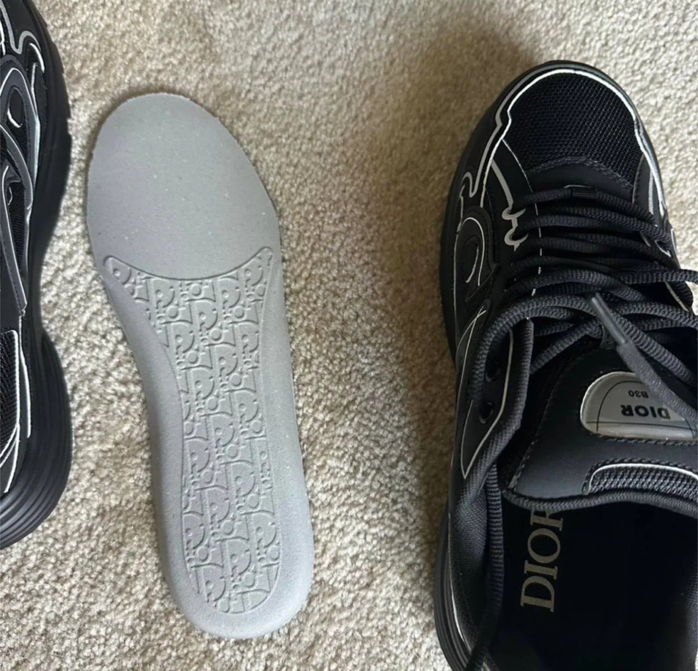 Dior B30 Triple Black Sneakers - All Sizes image indicator(4)