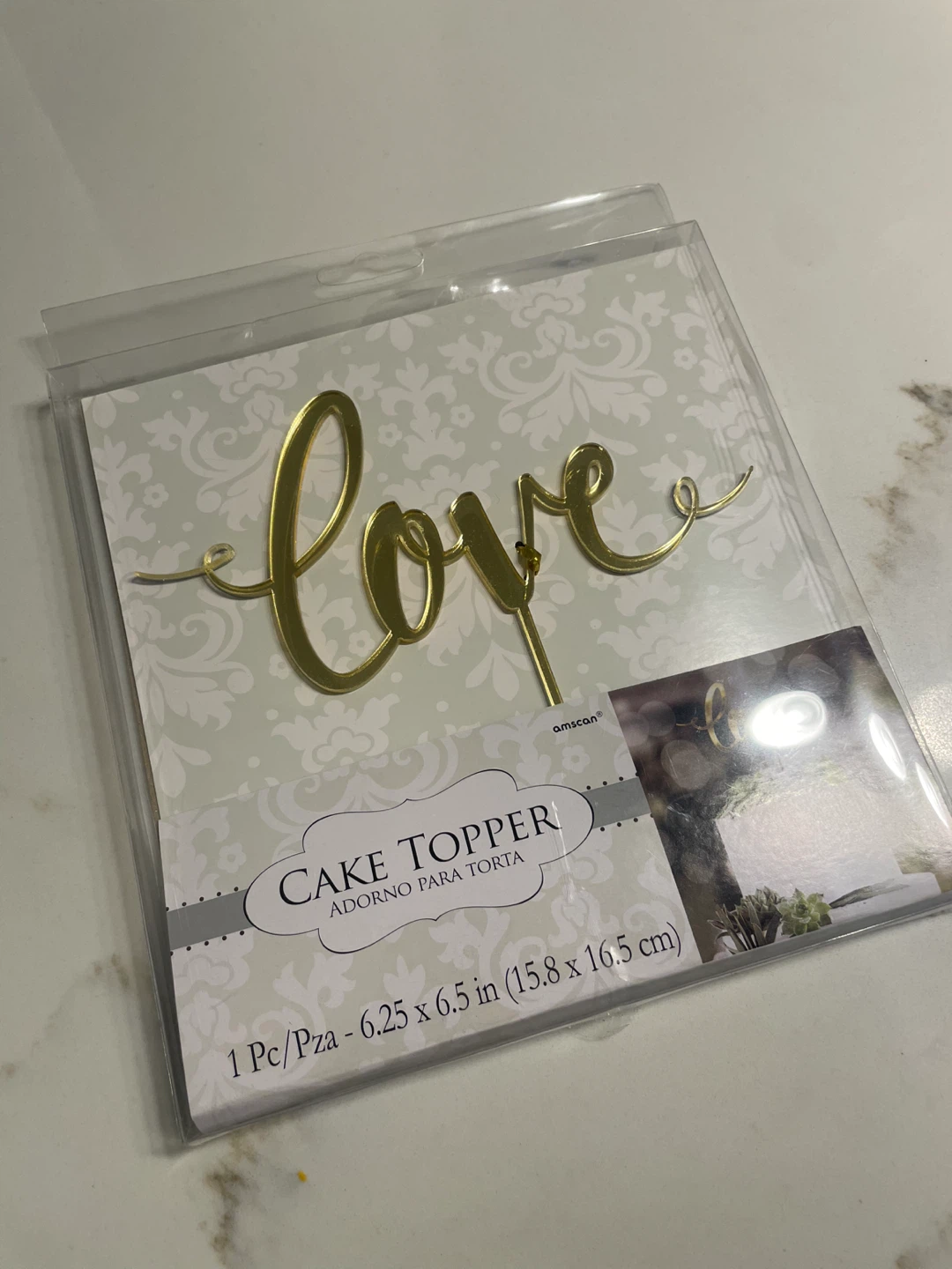 #cleanout Love Cake Topper - New in Package - photo 2