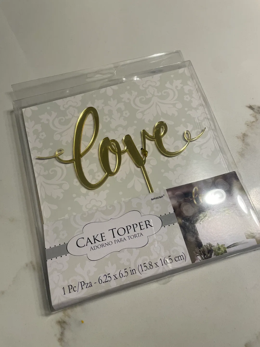 #cleanout Love Cake Topper - New in Package image indicator(2)