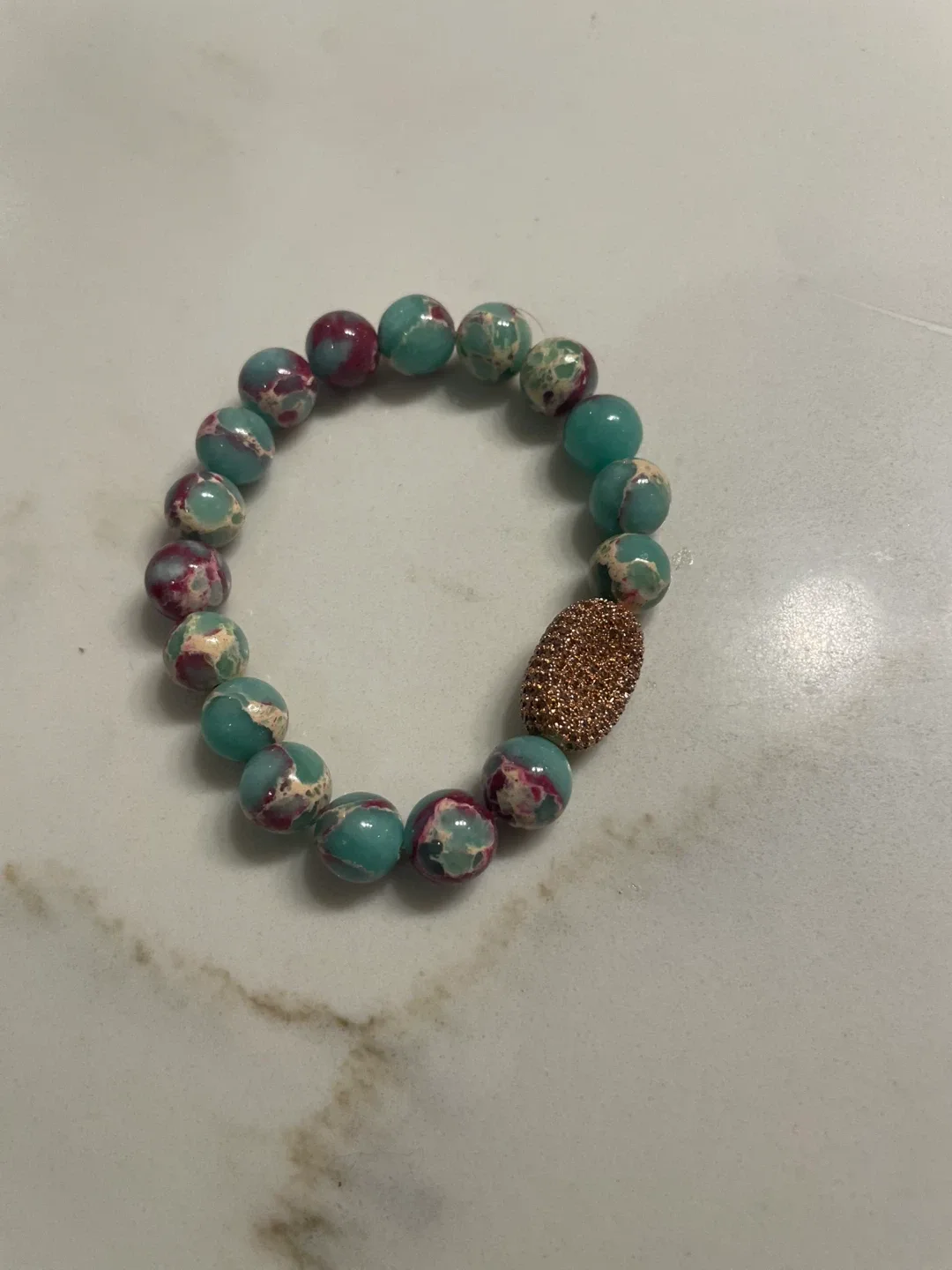 Beaded Bracelet & Heart Necklace #cleanout