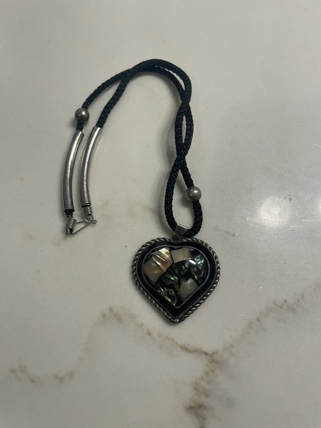 Beaded Bracelet & Heart Necklace #cleanout image indicator(2)