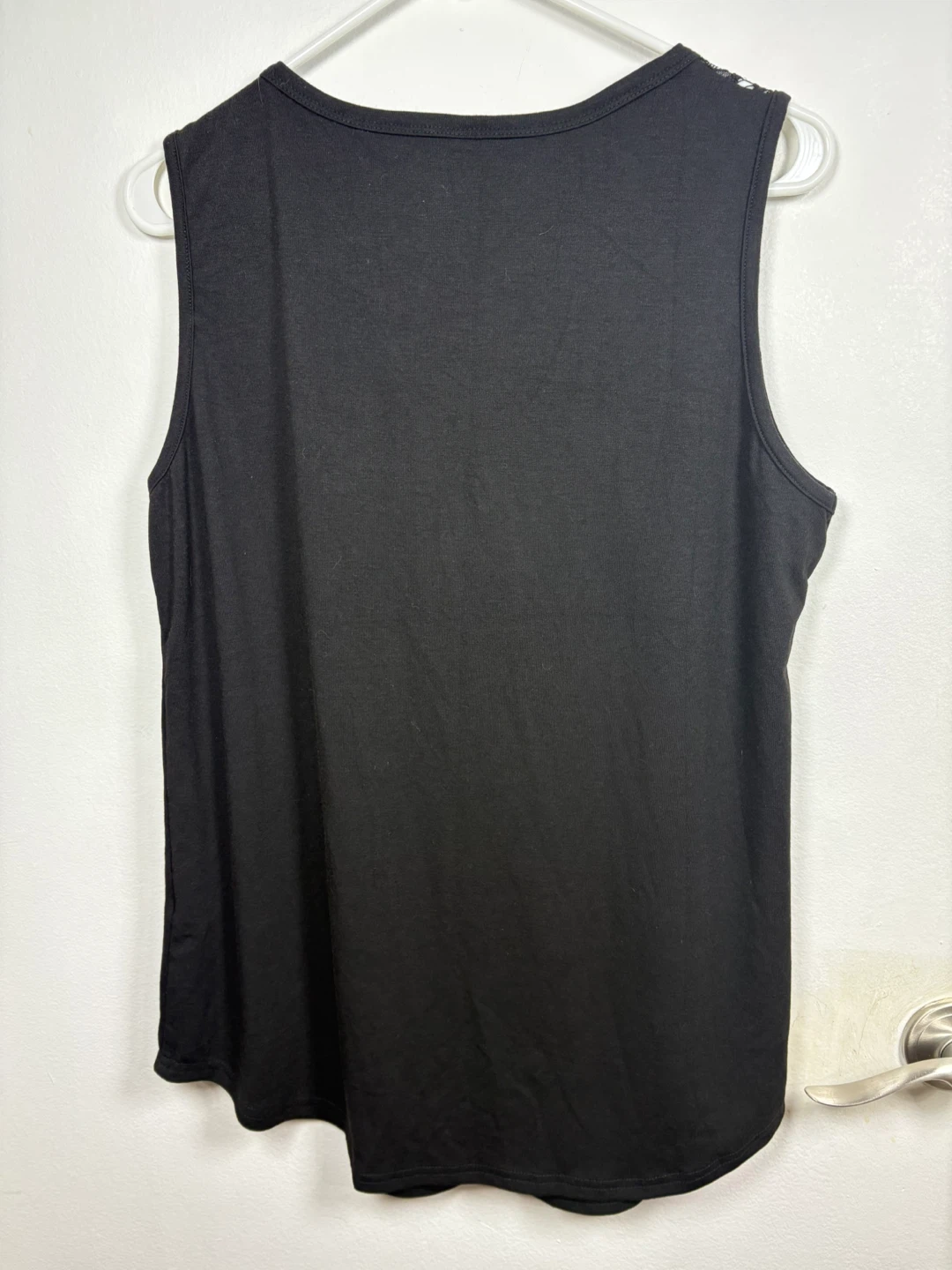 Black Lace Tank Top - Size L #cleanout - photo 3