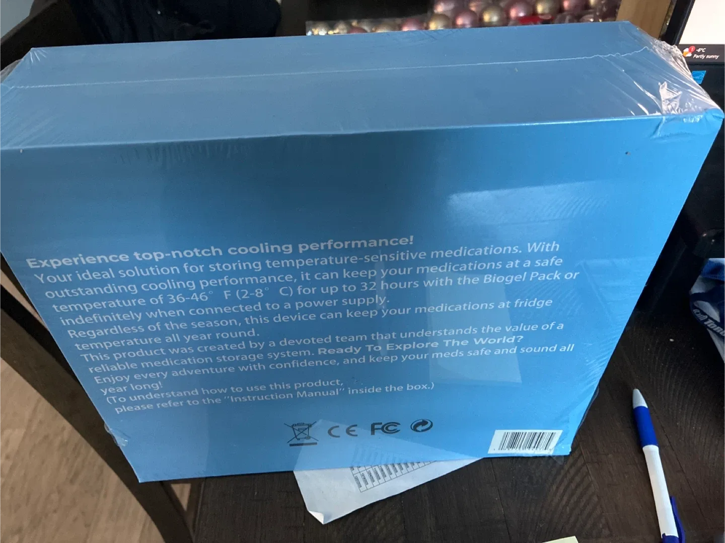 New factory wrapped Travel Refrigerator for Insulin and Medicine image indicator(6)