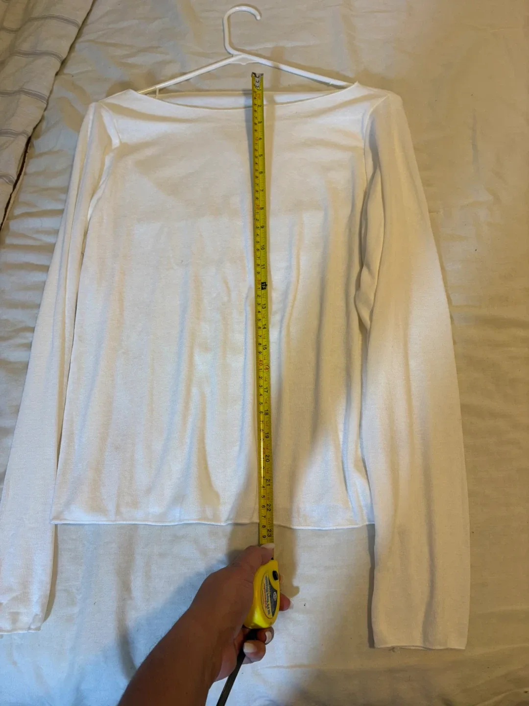 Dazy Plus White Long Sleeve Top - 2XL #cleanout image indicator(3)