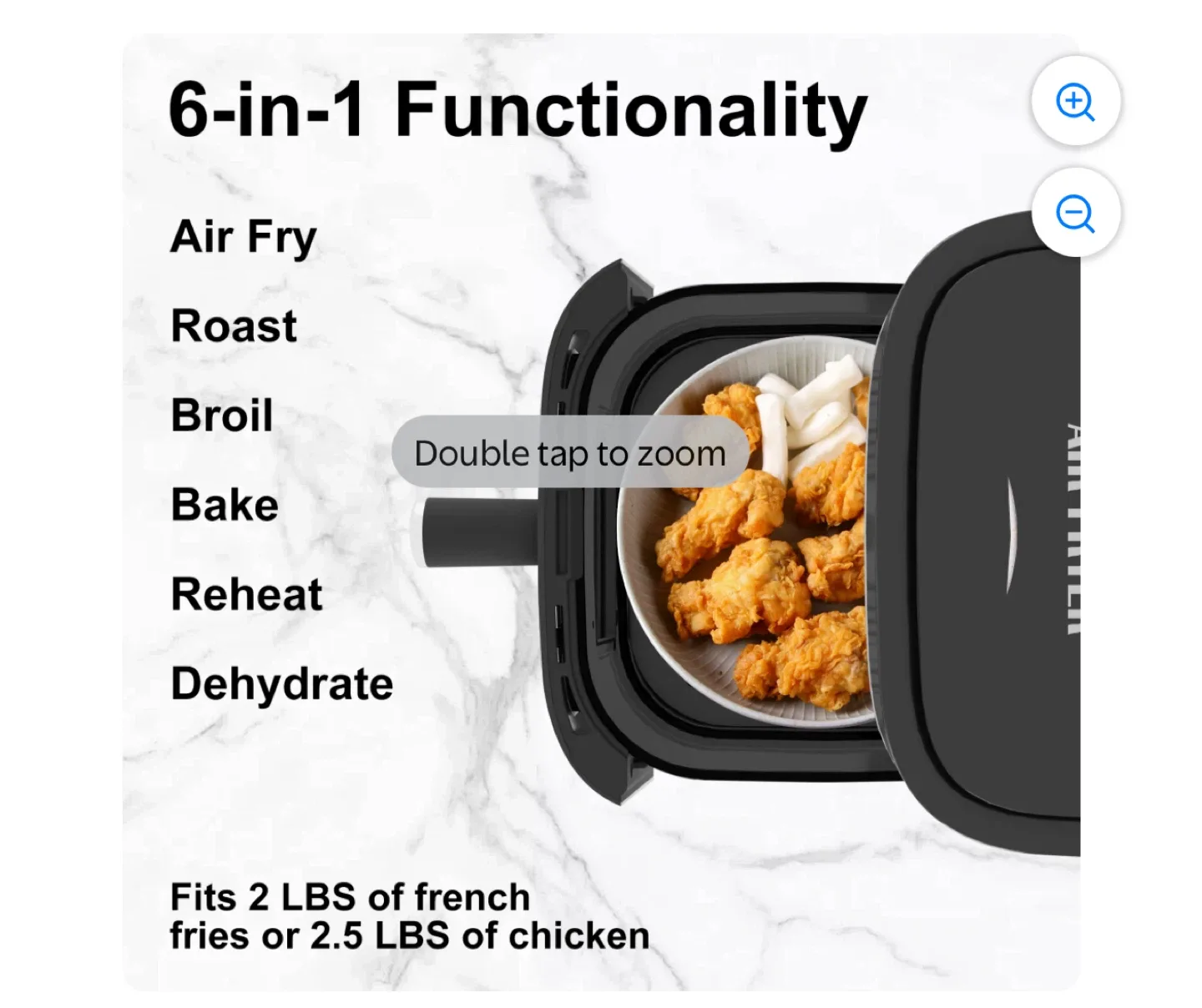 Air Fryer - 6-in-1 Functionality image indicator(5)