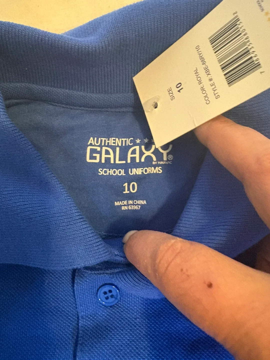 New Authentic Galaxy Royal Blue - Size 10 #cleanout image indicator(3)