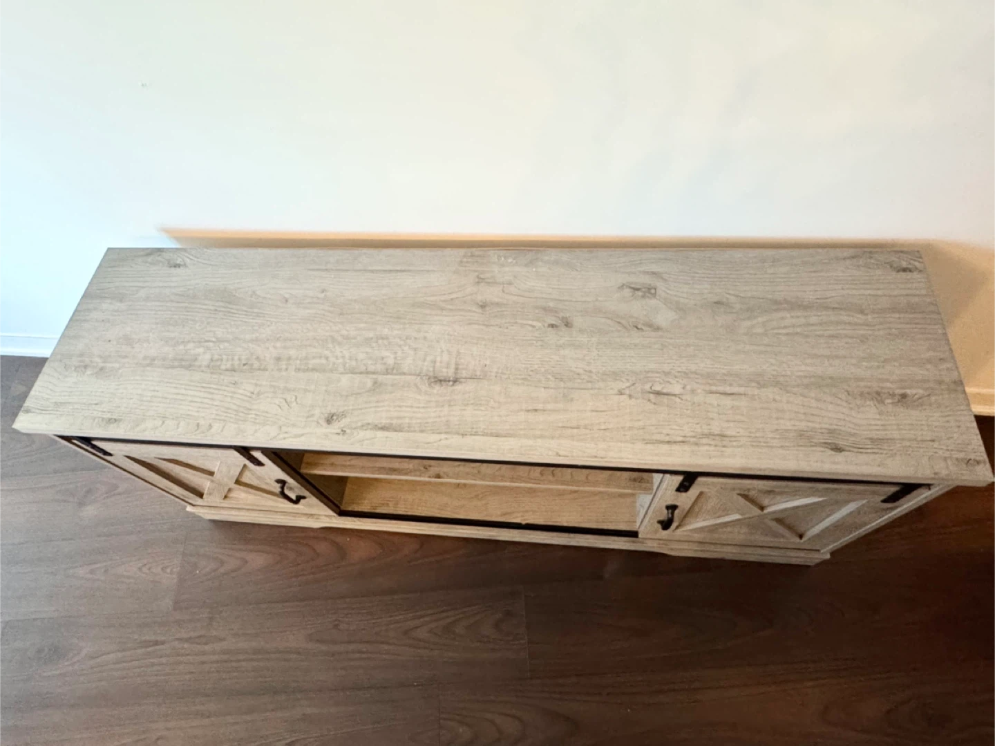 Rustic Vibe Grey TV Stand - photo 5