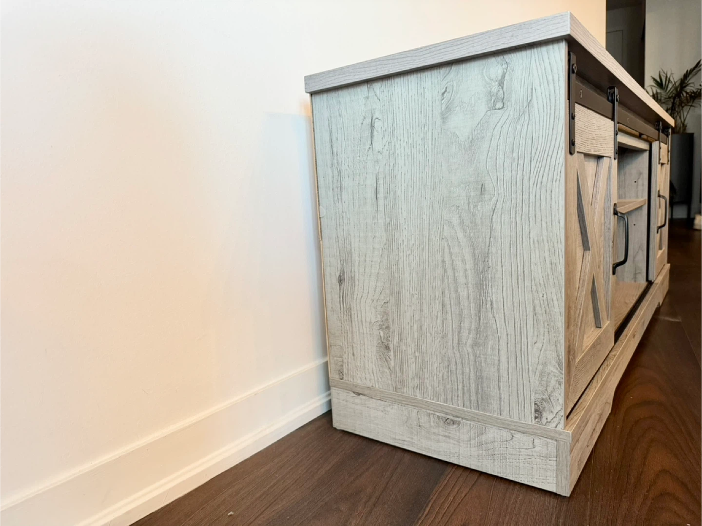 Rustic Vibe Grey TV Stand - photo 4