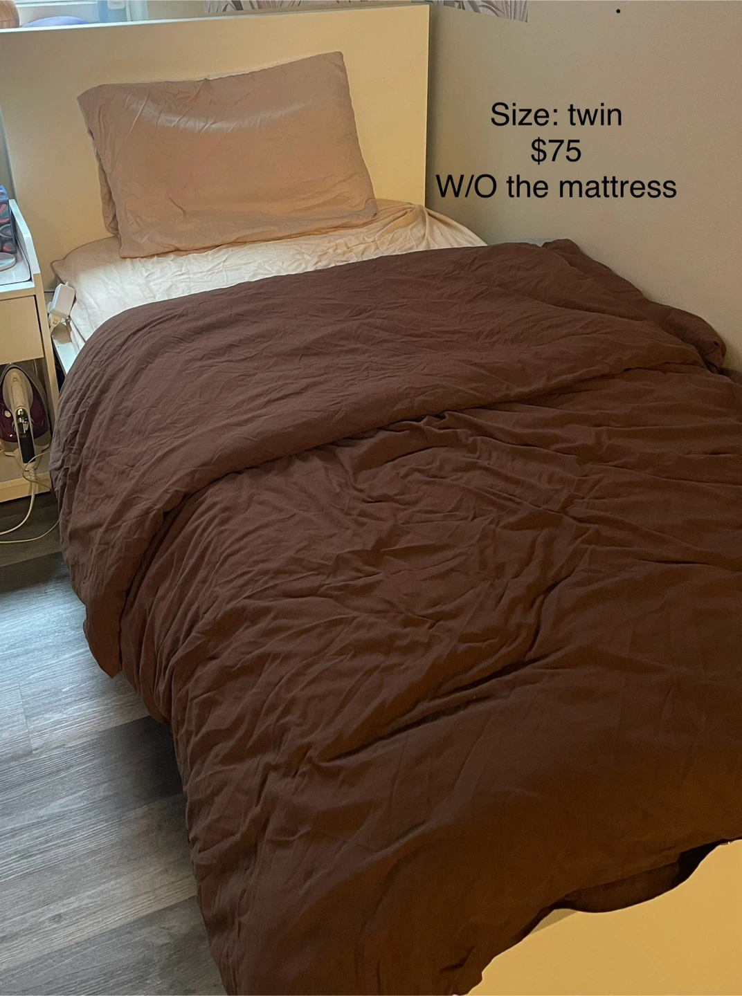 Twin Bed & Nightstand Set - photo 2