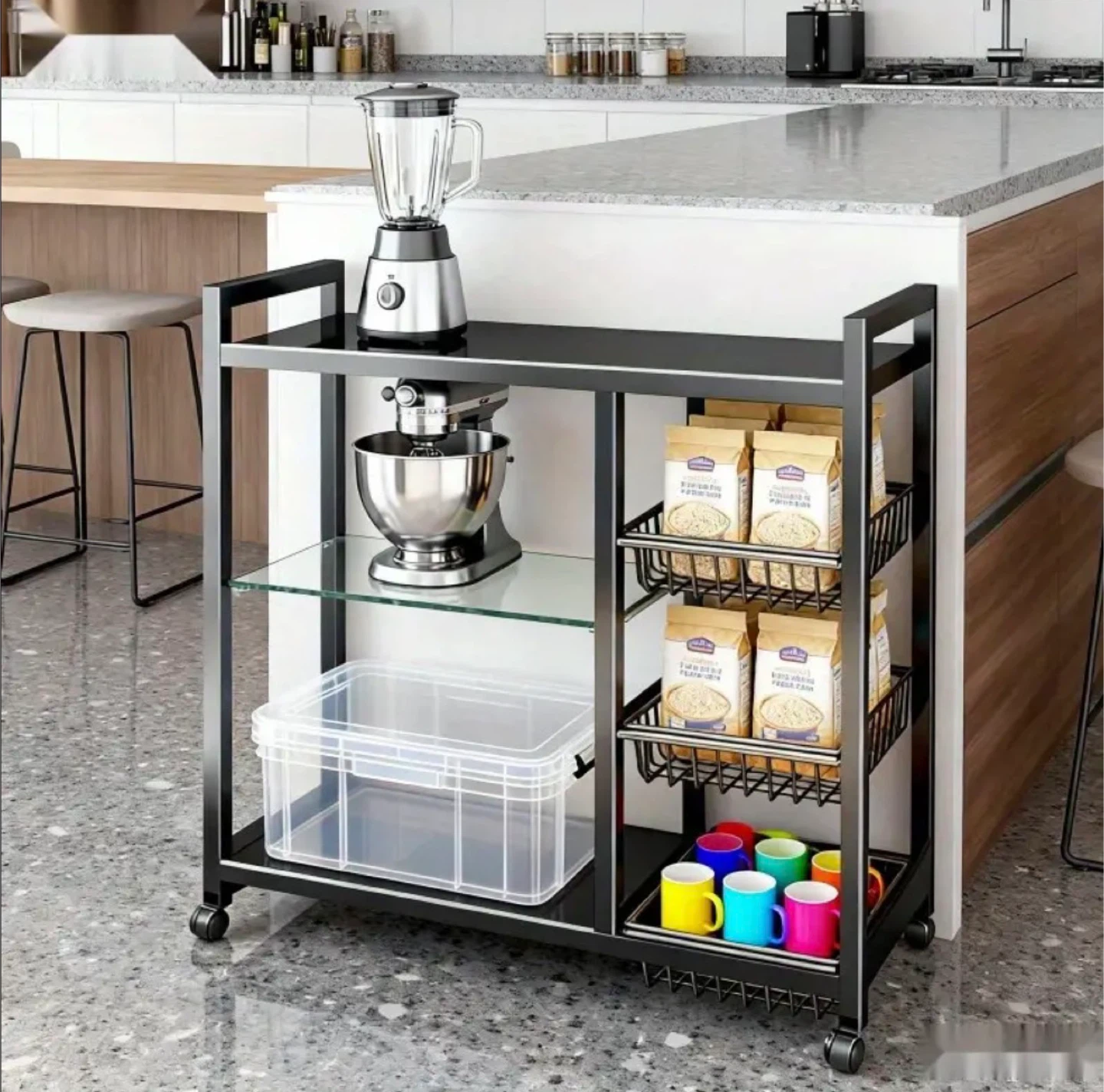 Kitchen Baker Rack/ Microwave stand (BRAND NEW IN BOX) - photo 3