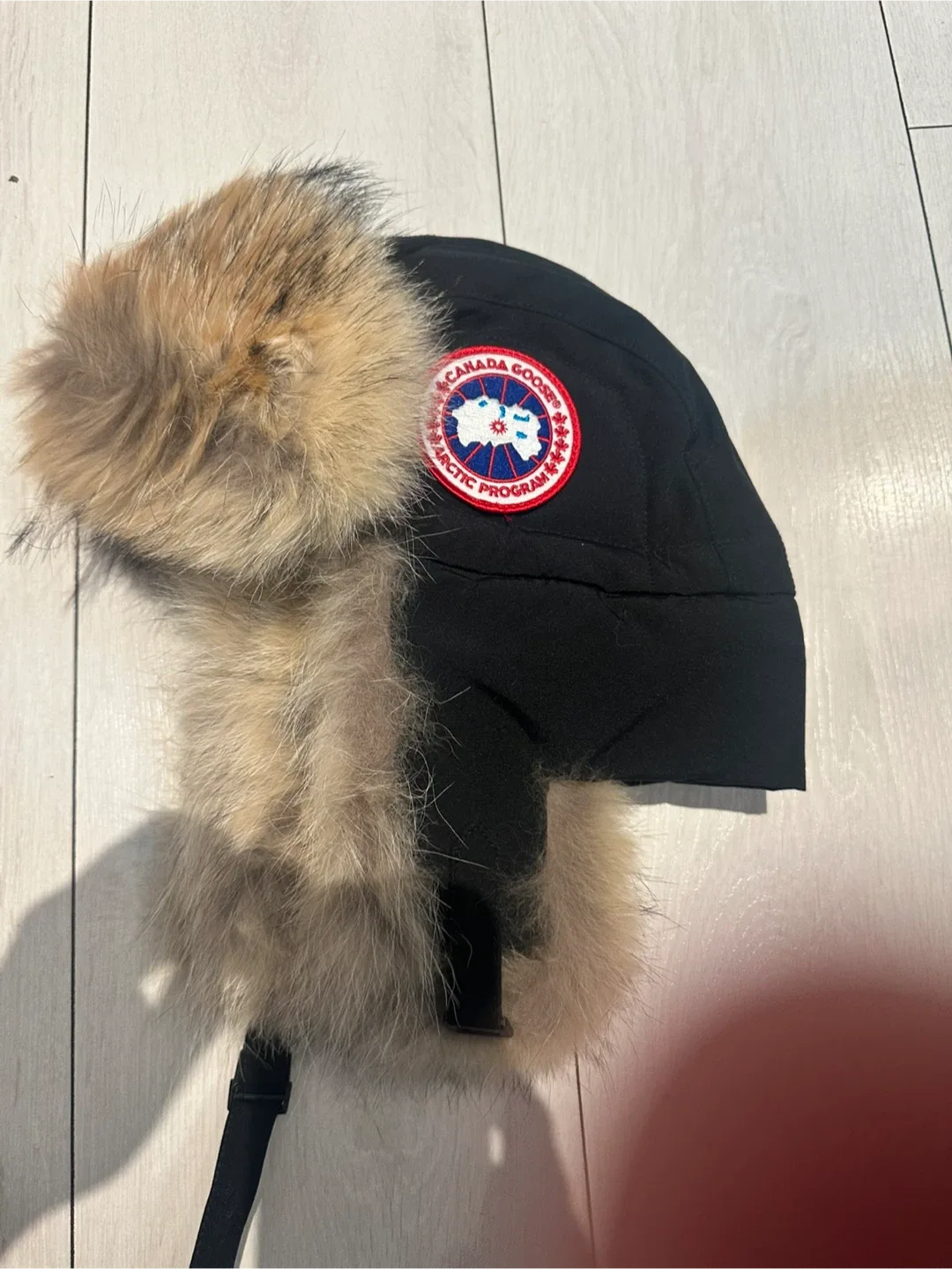 Canada Goose kids Aviator Hat Black Size S-M image indicator(2)