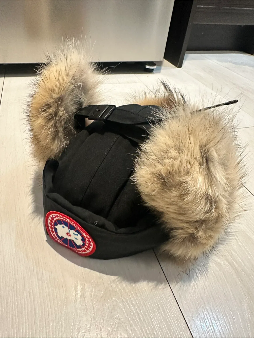 Canada Goose kids Aviator Hat Black Size S-M