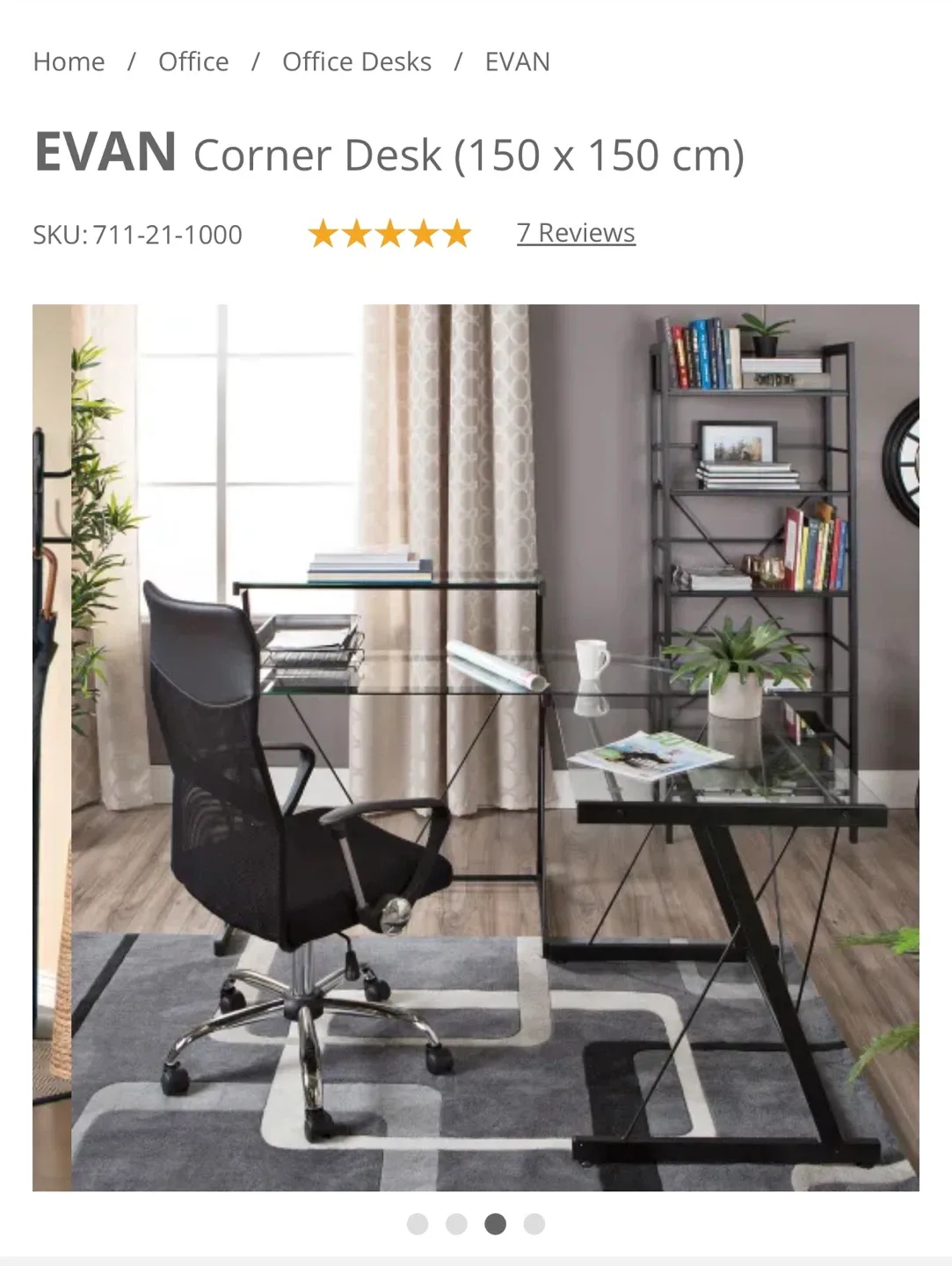 EVAN Corner Desk (150 x 150 cm) image indicator(6)