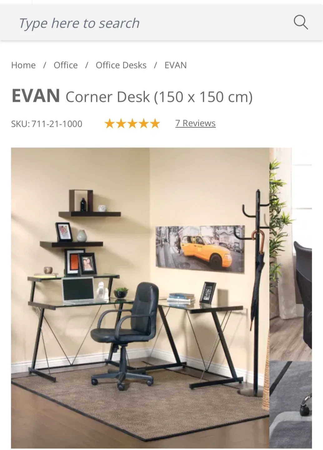 EVAN Corner Desk (150 x 150 cm) image indicator(5)