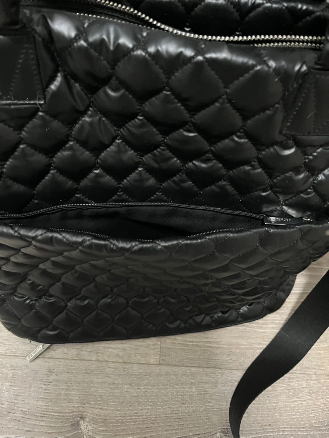 Rachel Zoe Black Quilted Tote Bag - photo 4
