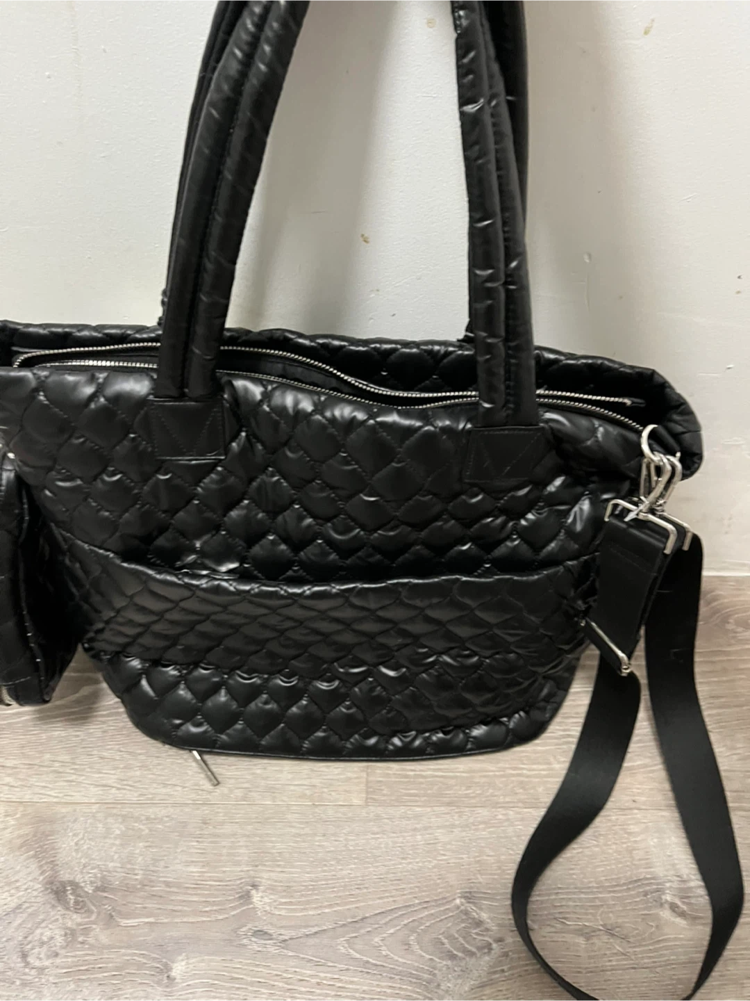 Rachel Zoe Black Quilted Tote Bag - photo 3