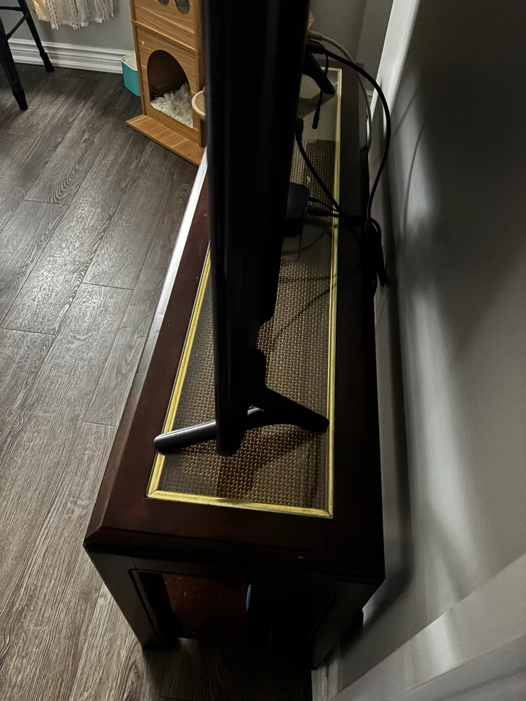 Dark Brown Wood Table