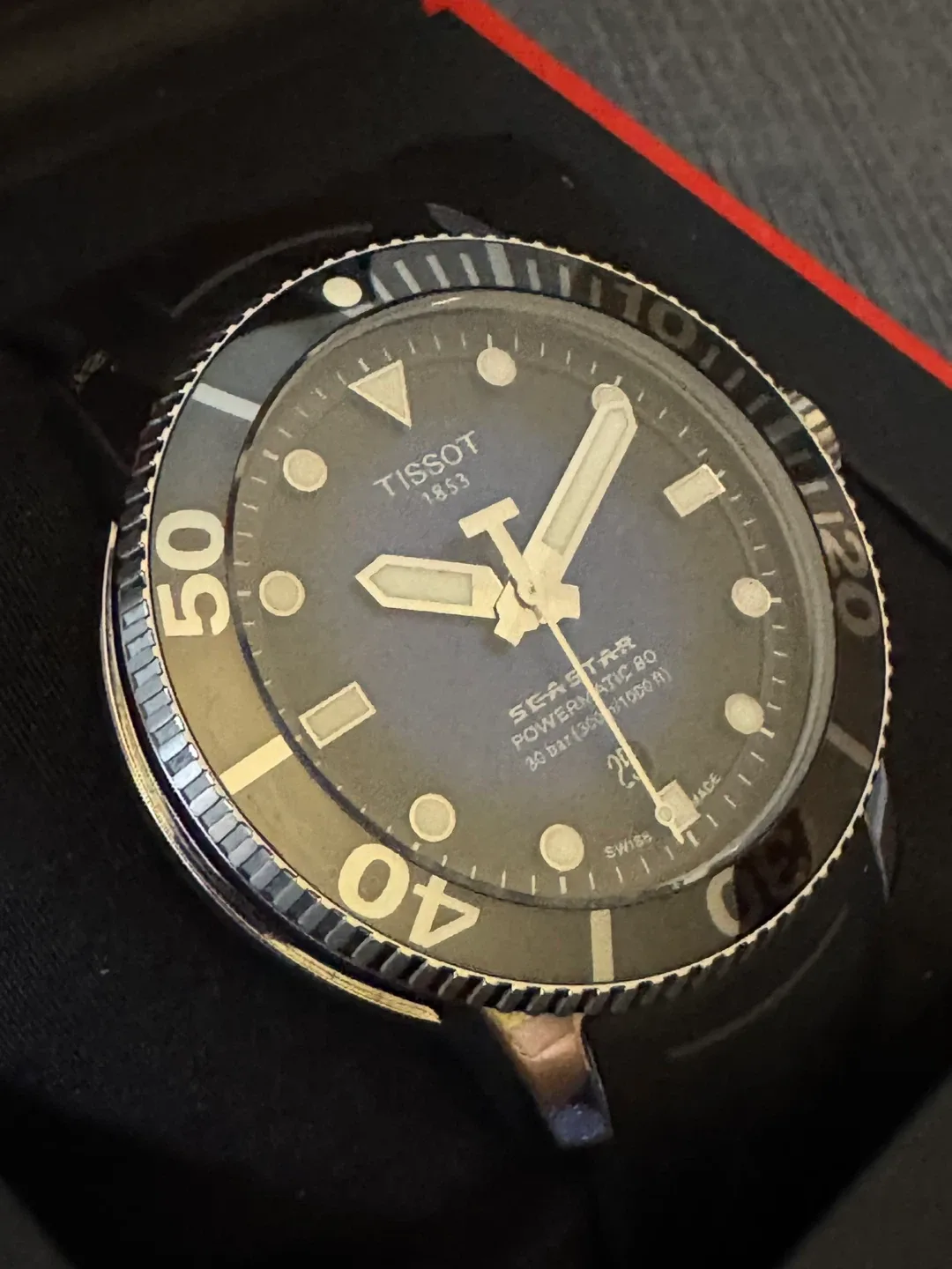 Tissot Seastar 1000 Powermatic 80 43mm Automatic Dive Watch Blue image indicator(5)