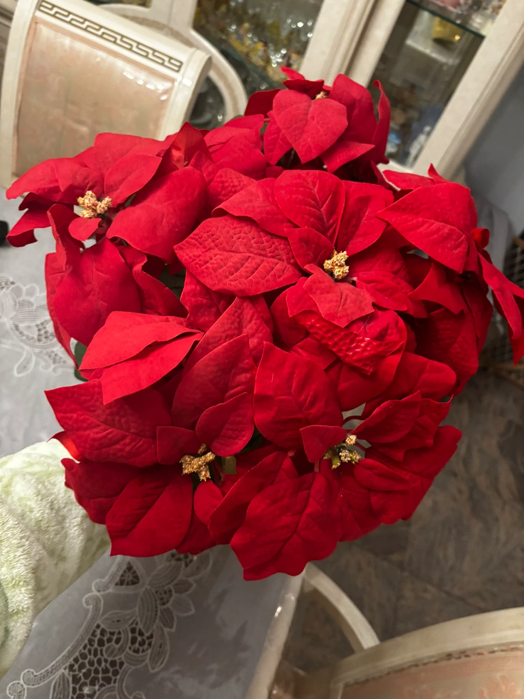 Artificial beautiful Poinsettia Plant (10)