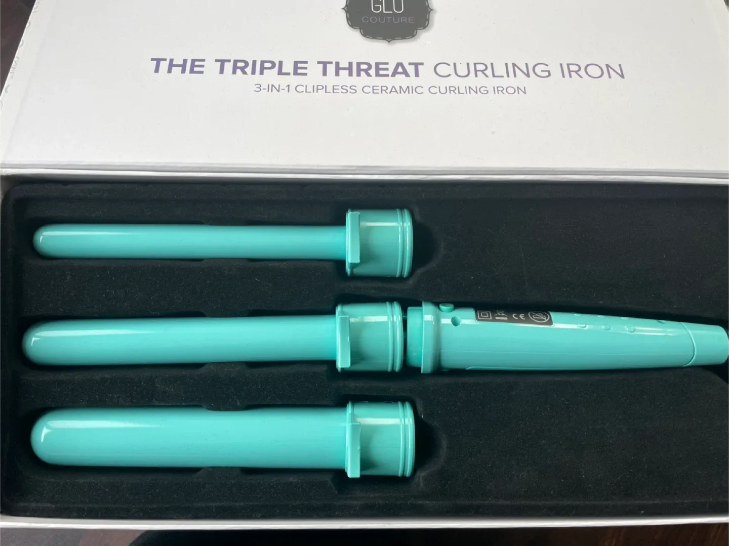 GLO Couture The Triple Threat Curling Iron - NEW image indicator(2)