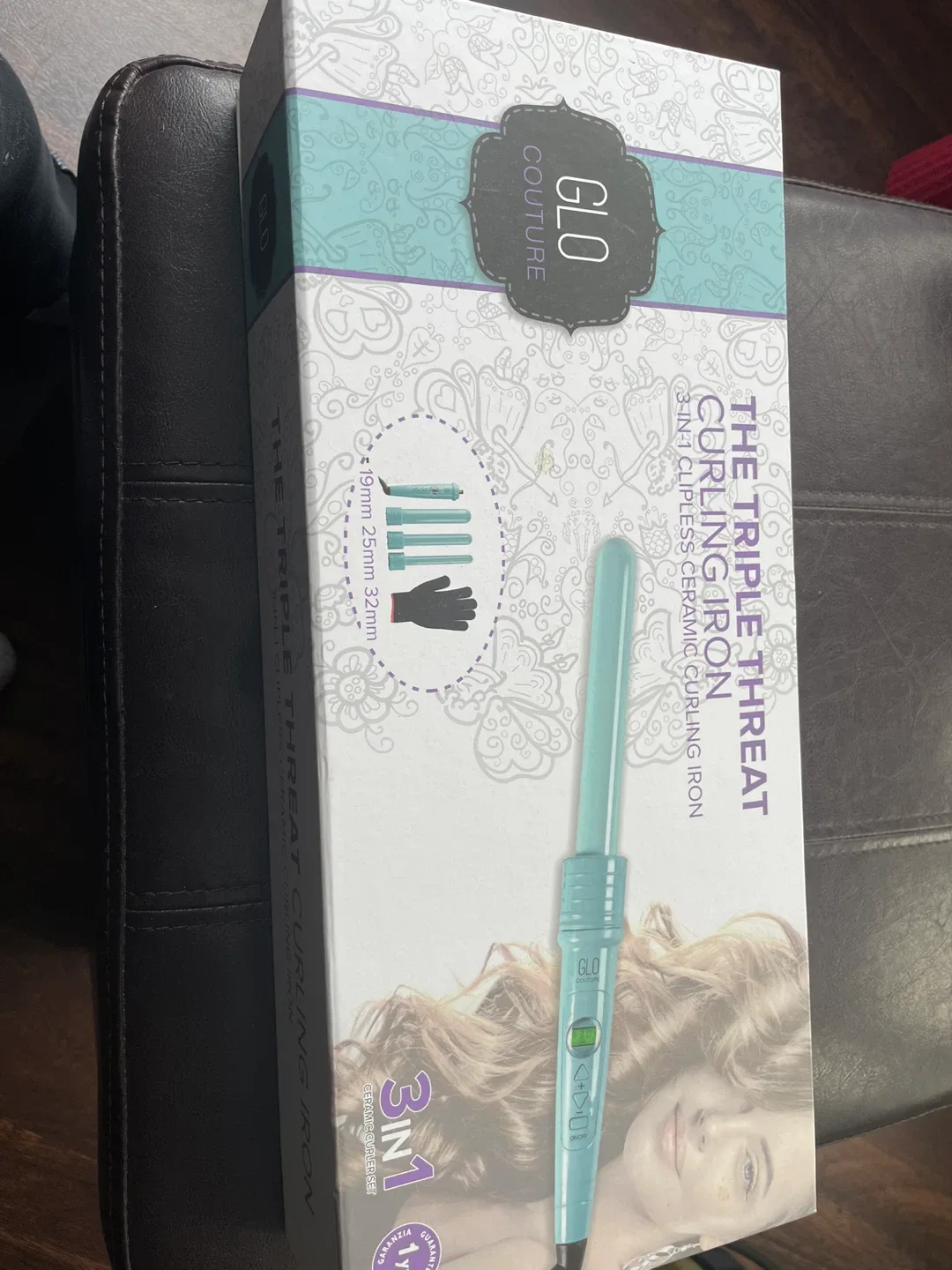 GLO Couture The Triple Threat Curling Iron - NEW