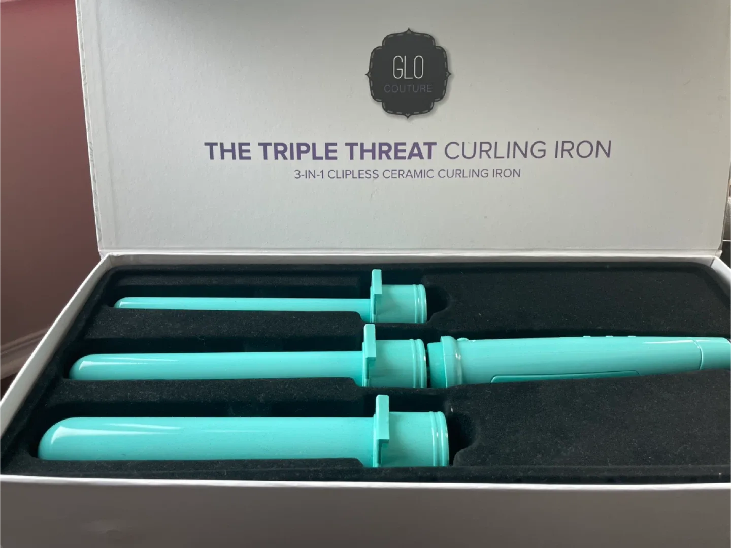 GLO Couture The Triple Threat Curling Iron - NEW image indicator(3)