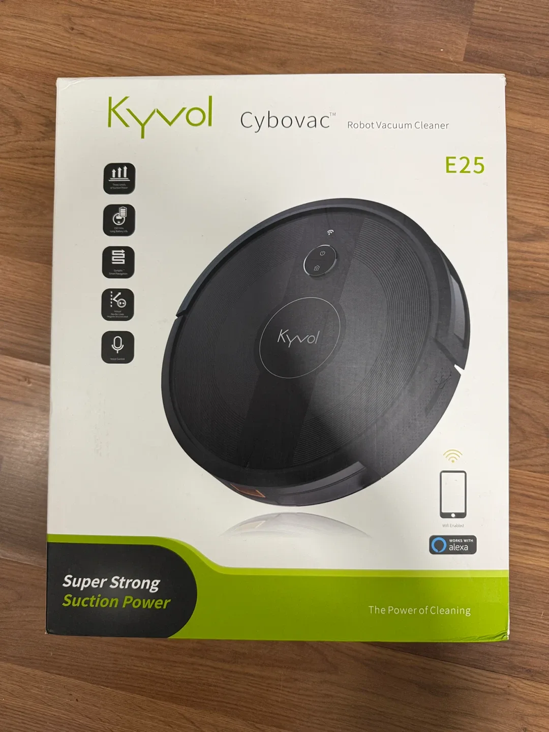 Kyvol Cybovac E25 Robot Vacuum Cleaner - Like New!