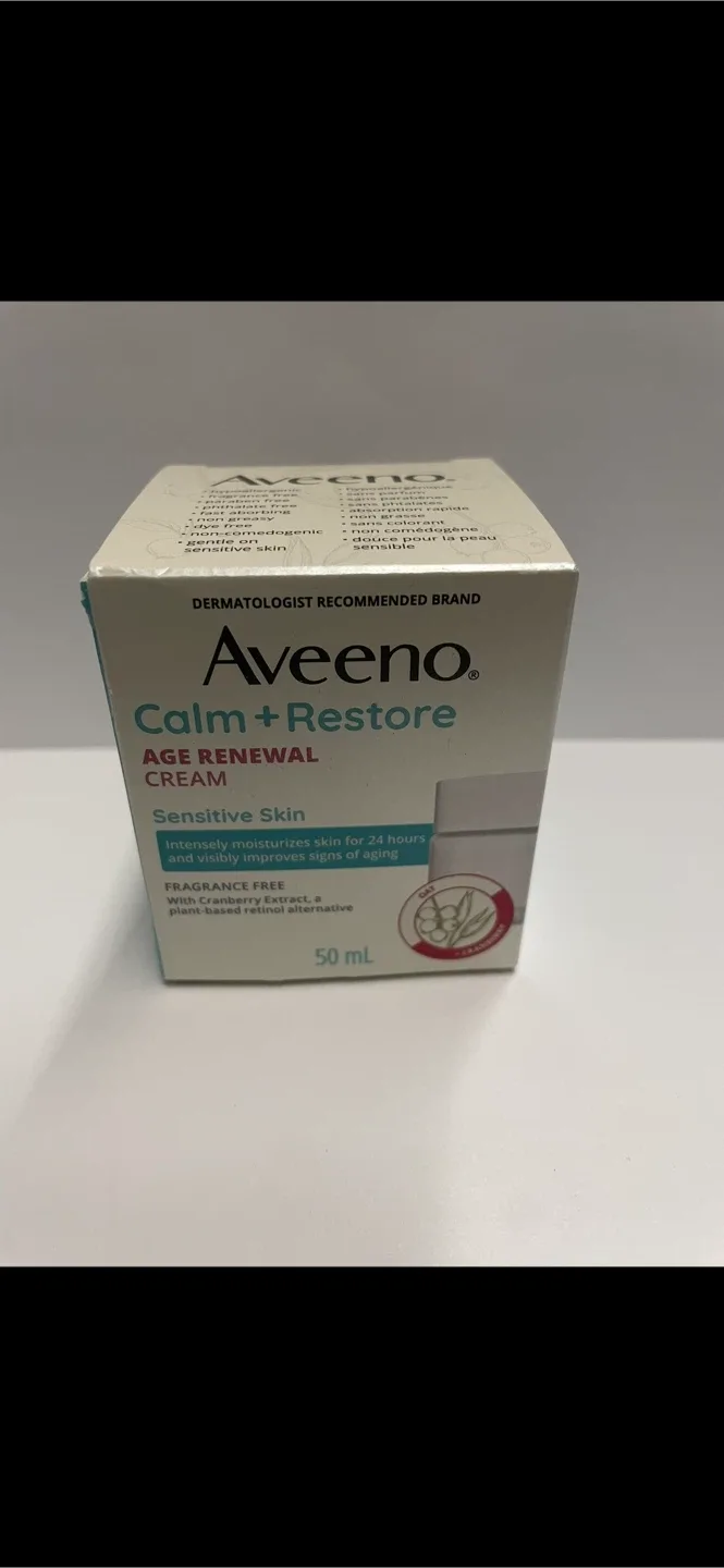 Aveeno Calm + Restore Age Renewal Cream (50ml)
