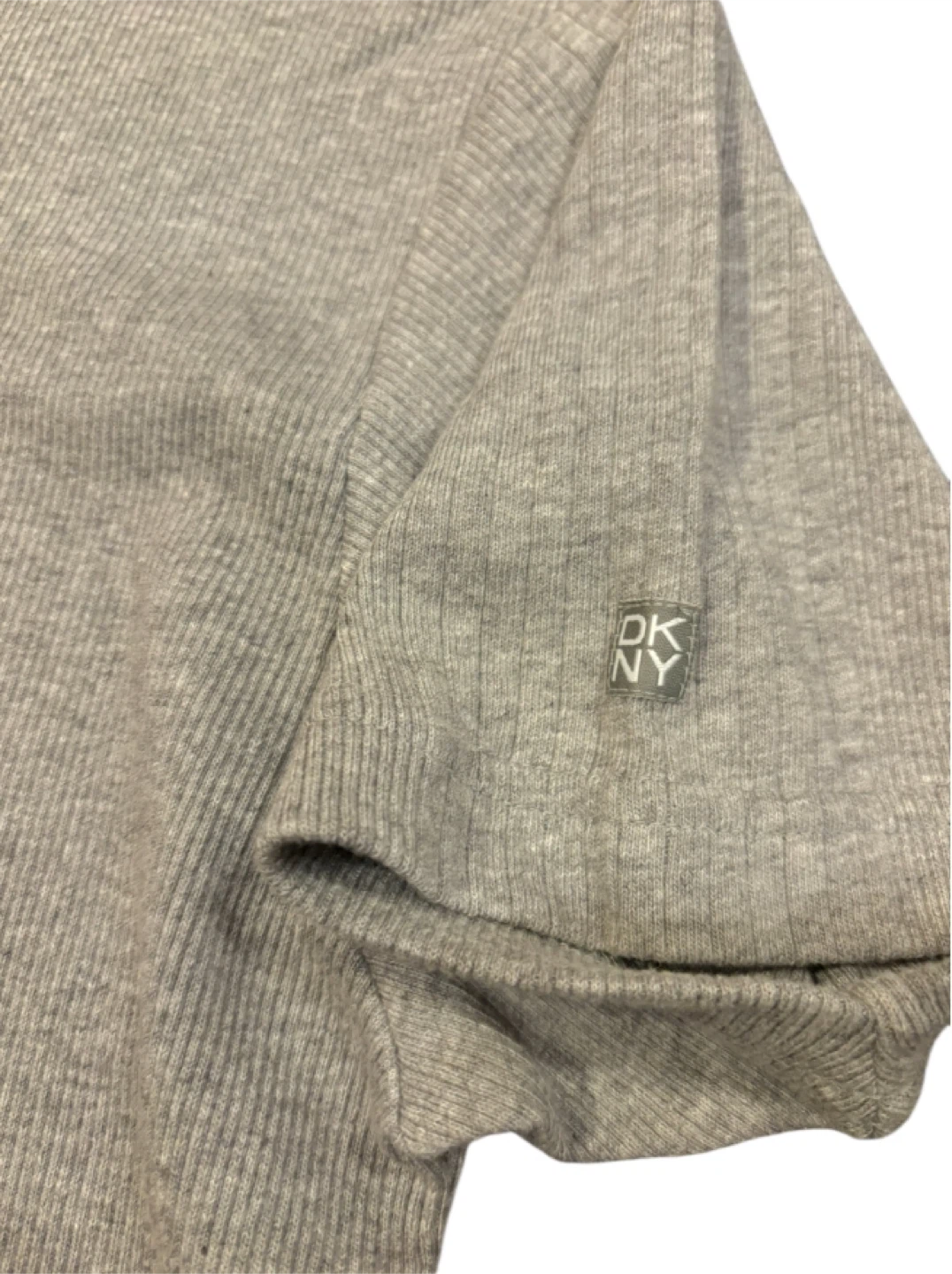 DKNY Ribbed T-Shirt Dress - Size L - photo 2