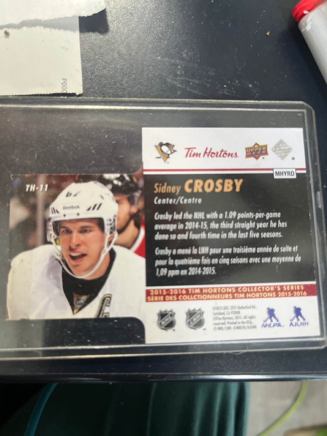 Sidney Crosby Pittsburgh Penguins Hockey Card - photo 2