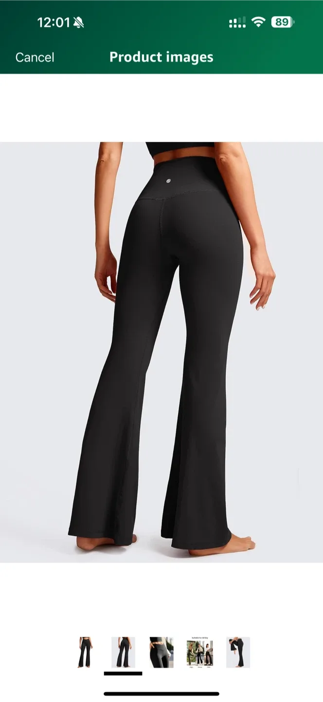 Flare Leggings - Black - Small image indicator(2)