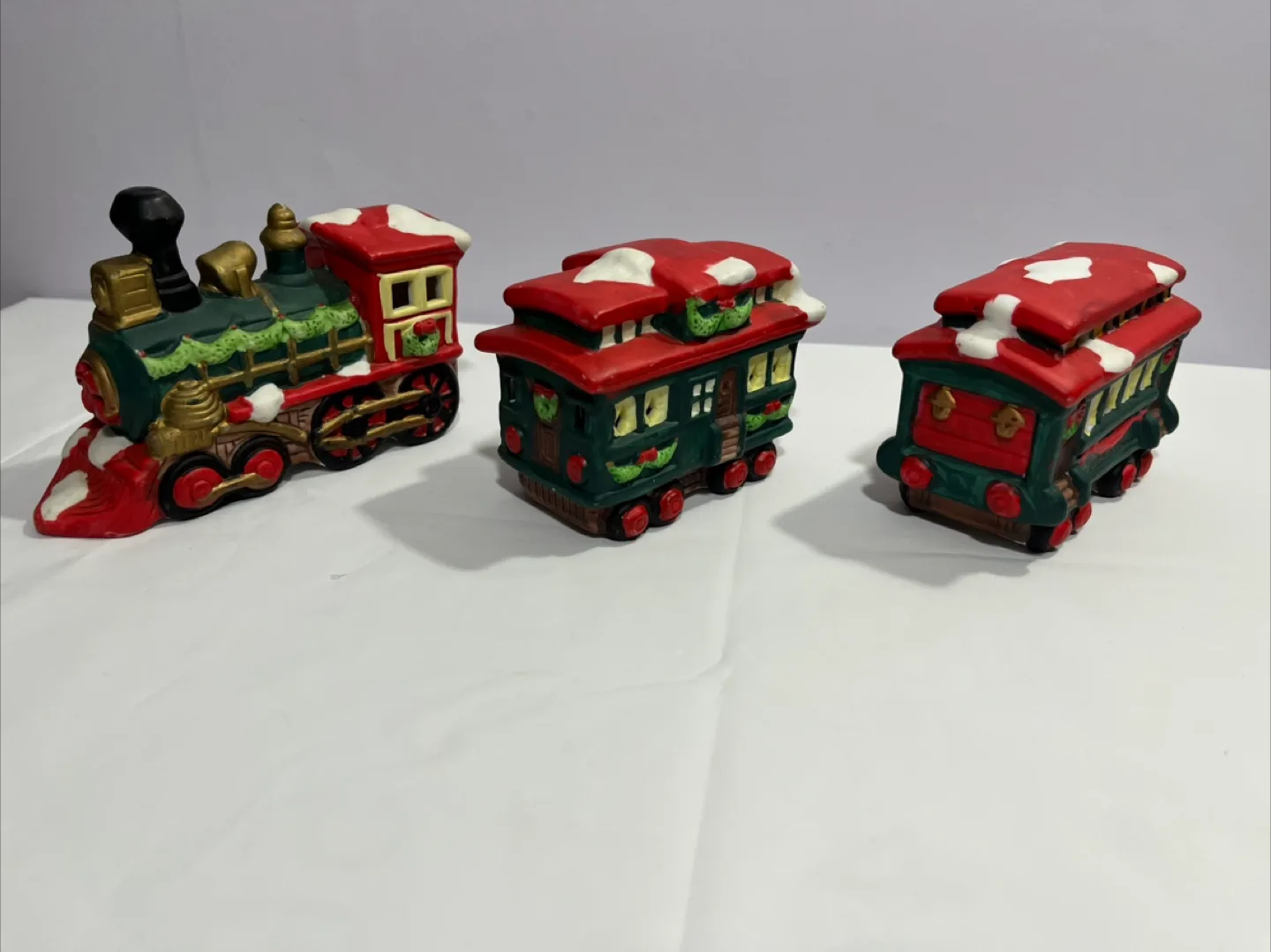 Ceramic Christmas Train Set image indicator(3)