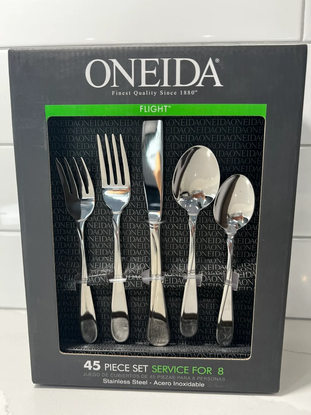 Oneida Flight 45-Piece Flatware Set - Service for 8