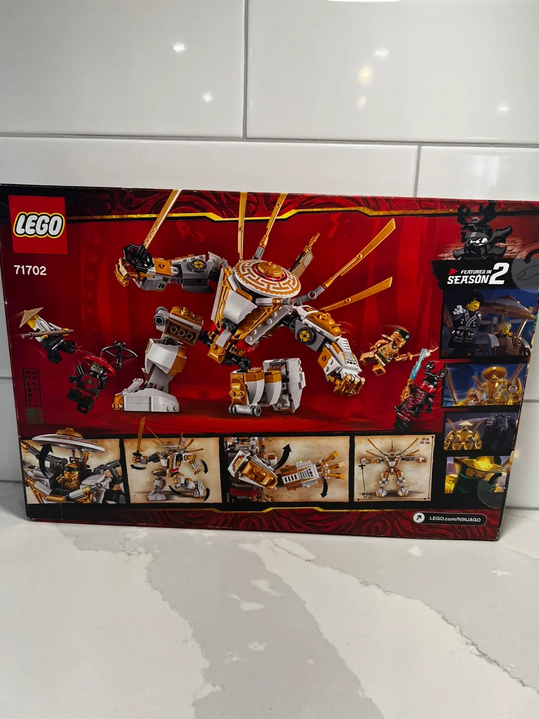 LEGO Ninjago Legacy Golden Mech 71702 - New in Box! image indicator(2)