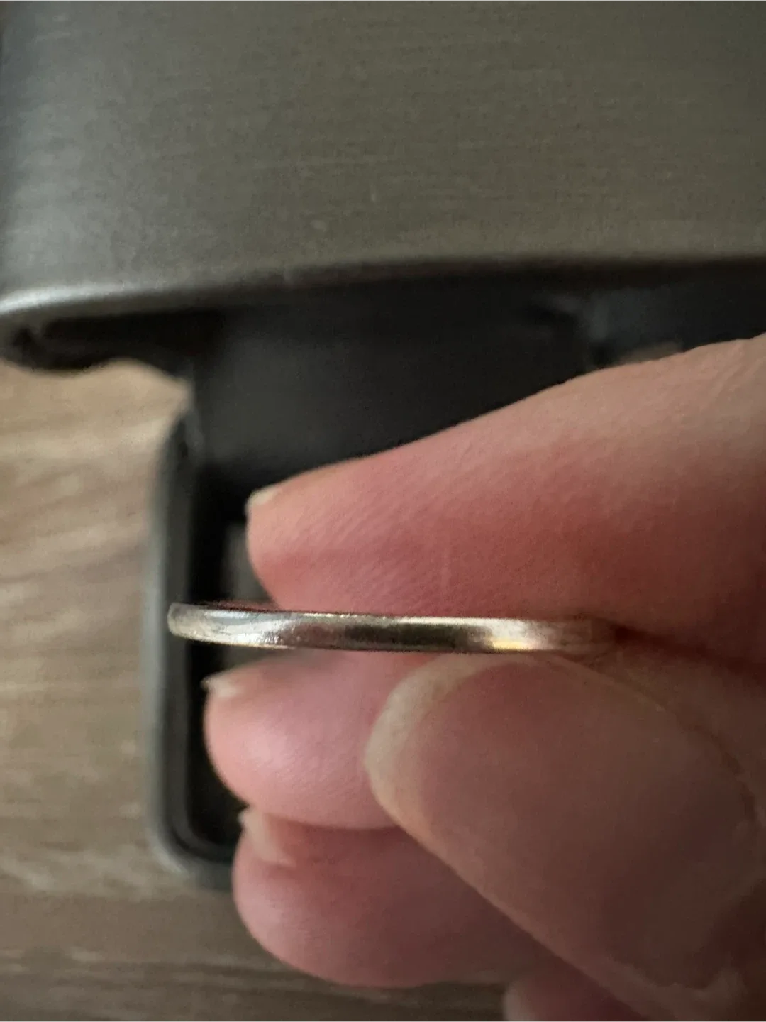 14k White Gold Half Eternity Diamond Band image indicator(4)