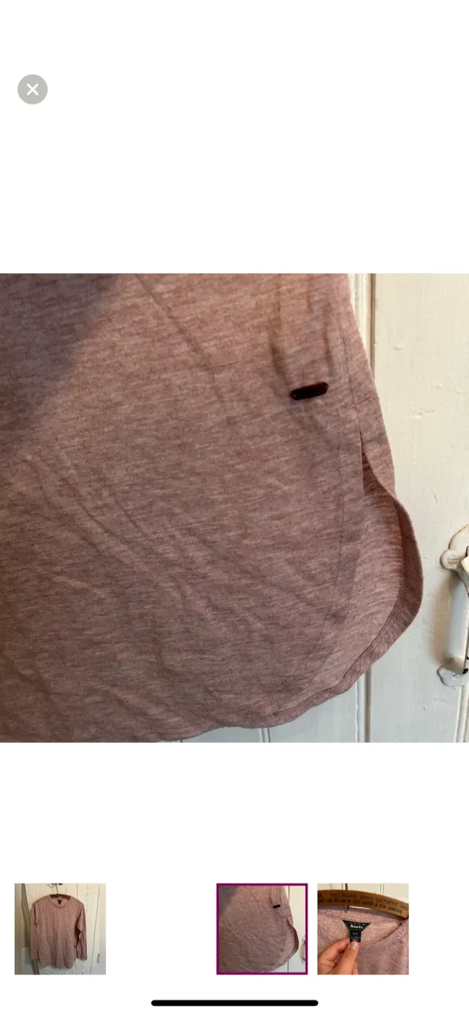 Roots small pink Long Sleeve Top image indicator(2)