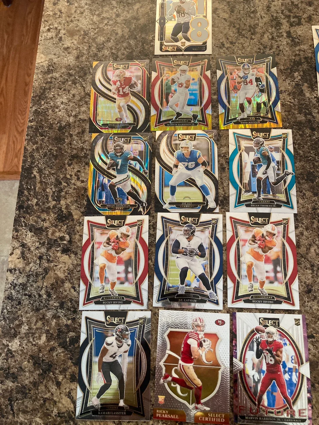 NFL Select Football Trading Cards