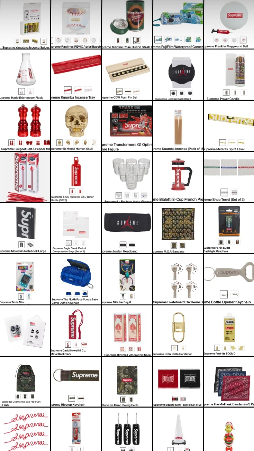 Supreme Accessories