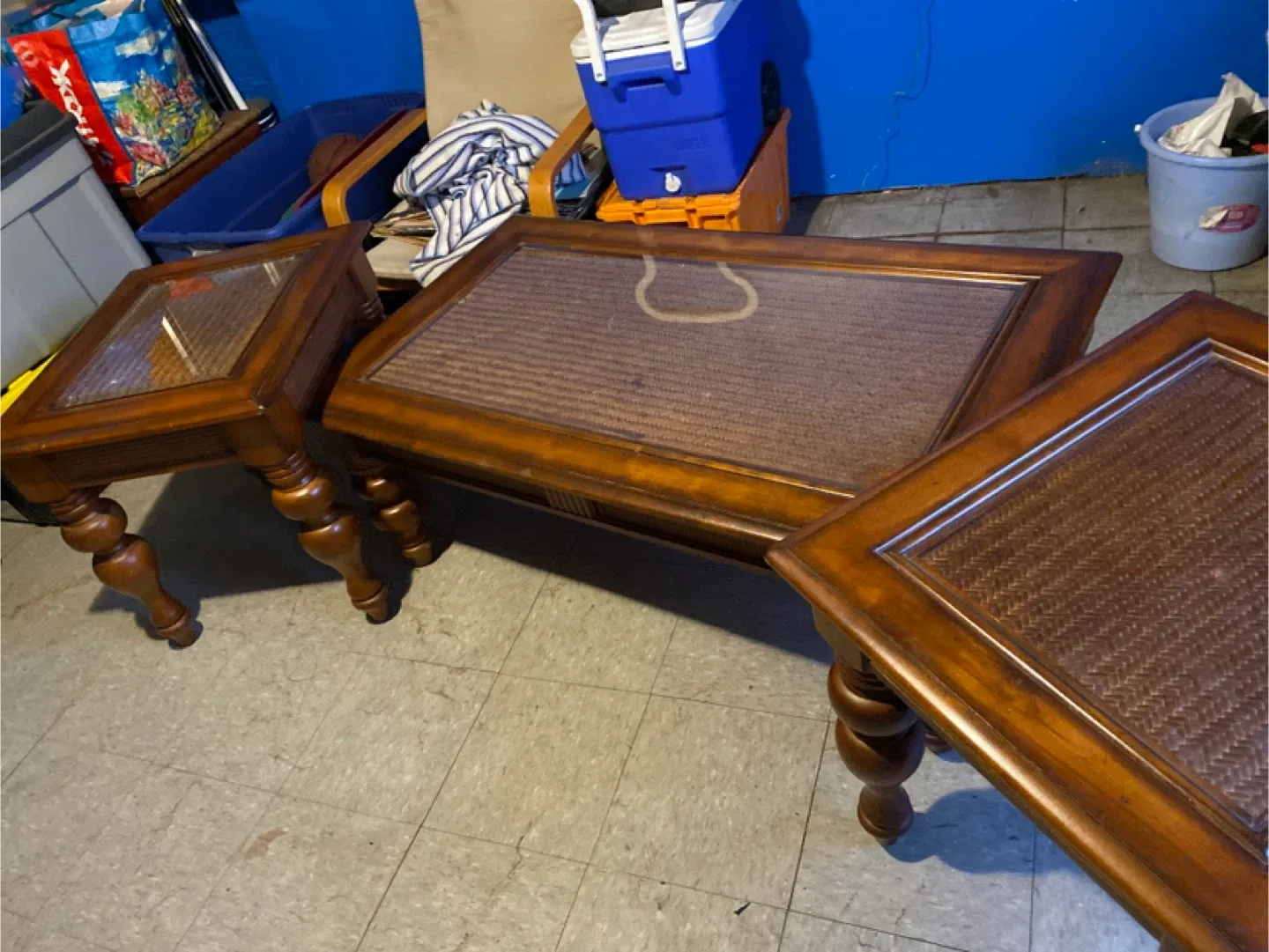 Wooden Coffee & End Table Set