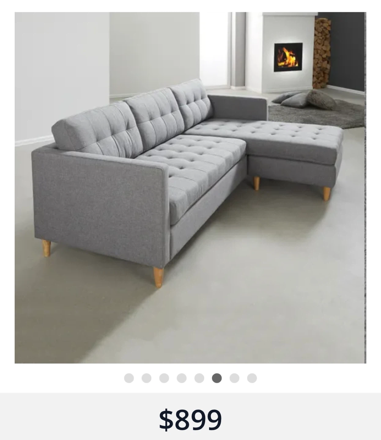 JYSK Grey Sofa - photo 4