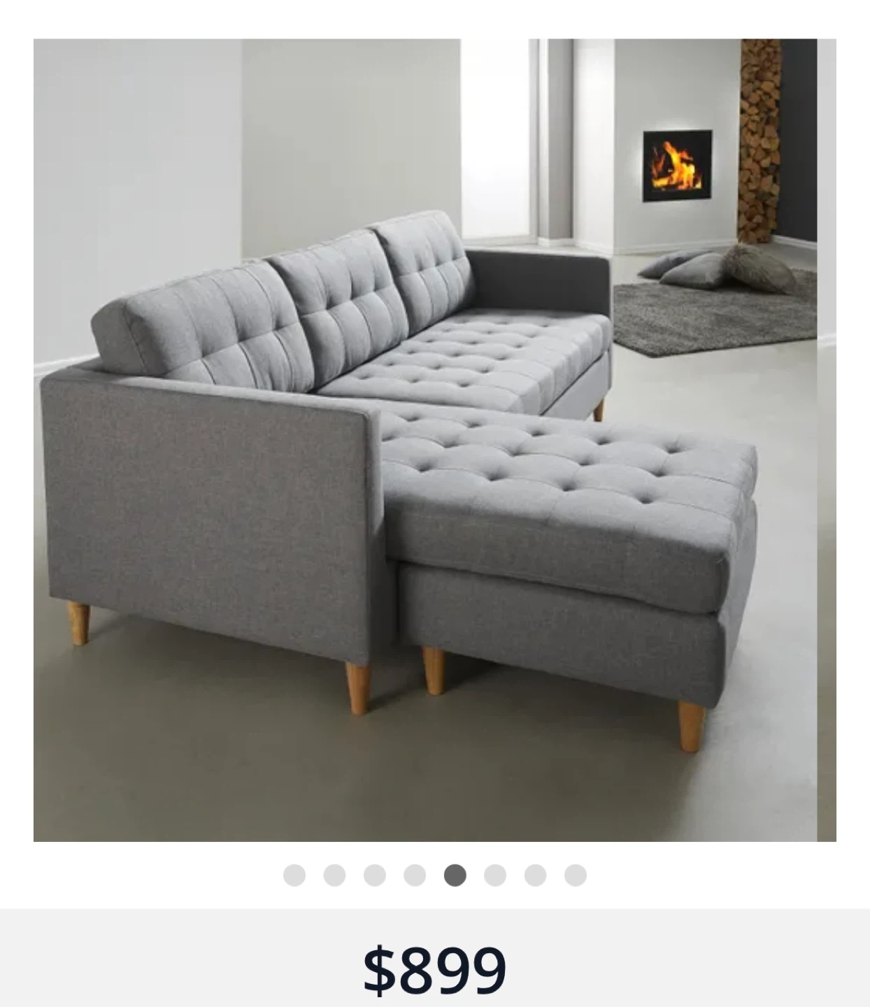 JYSK Grey Sofa - photo 5