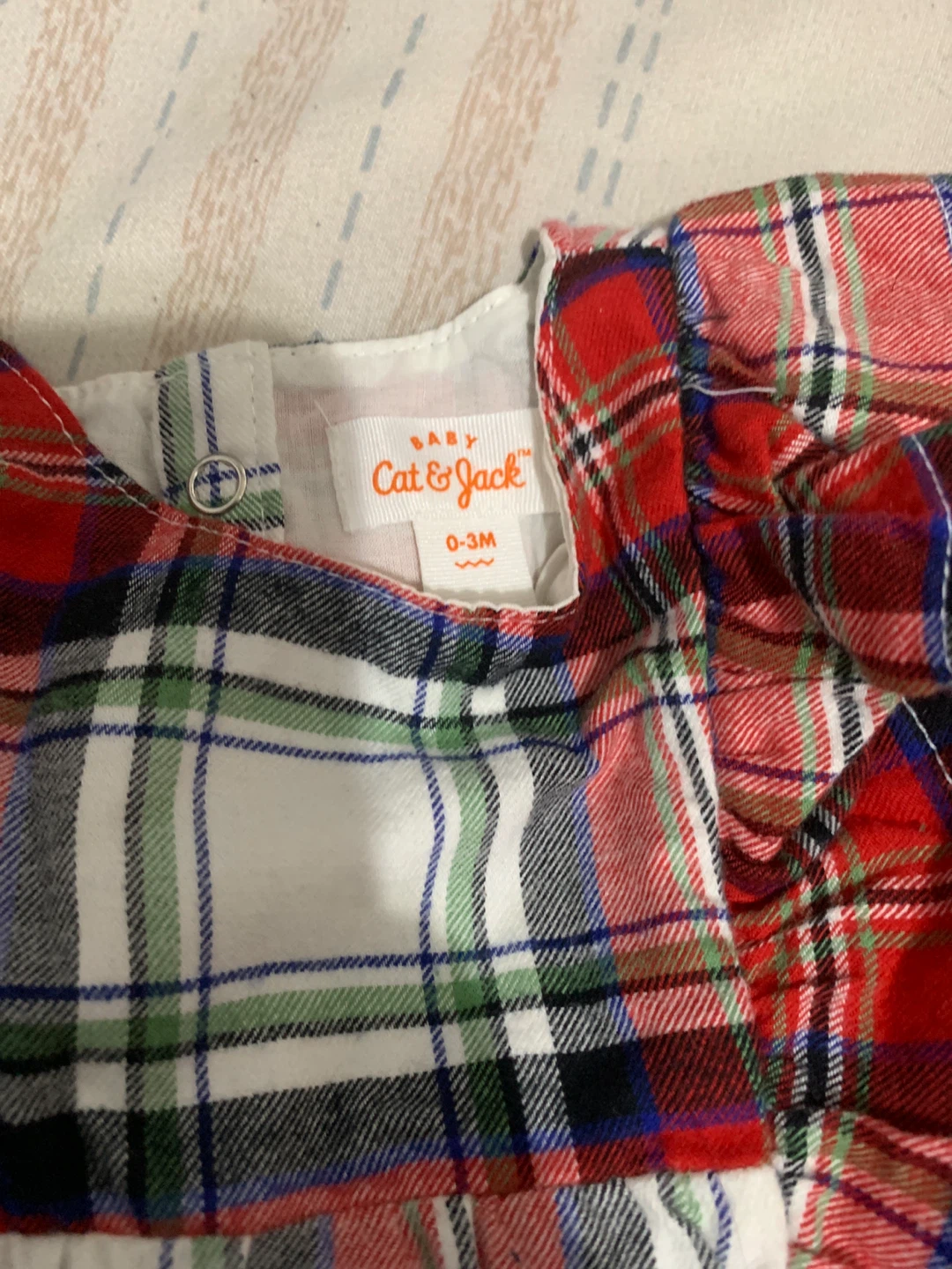 Cat & Jack Plaid Outfit (0-3M) - photo 3