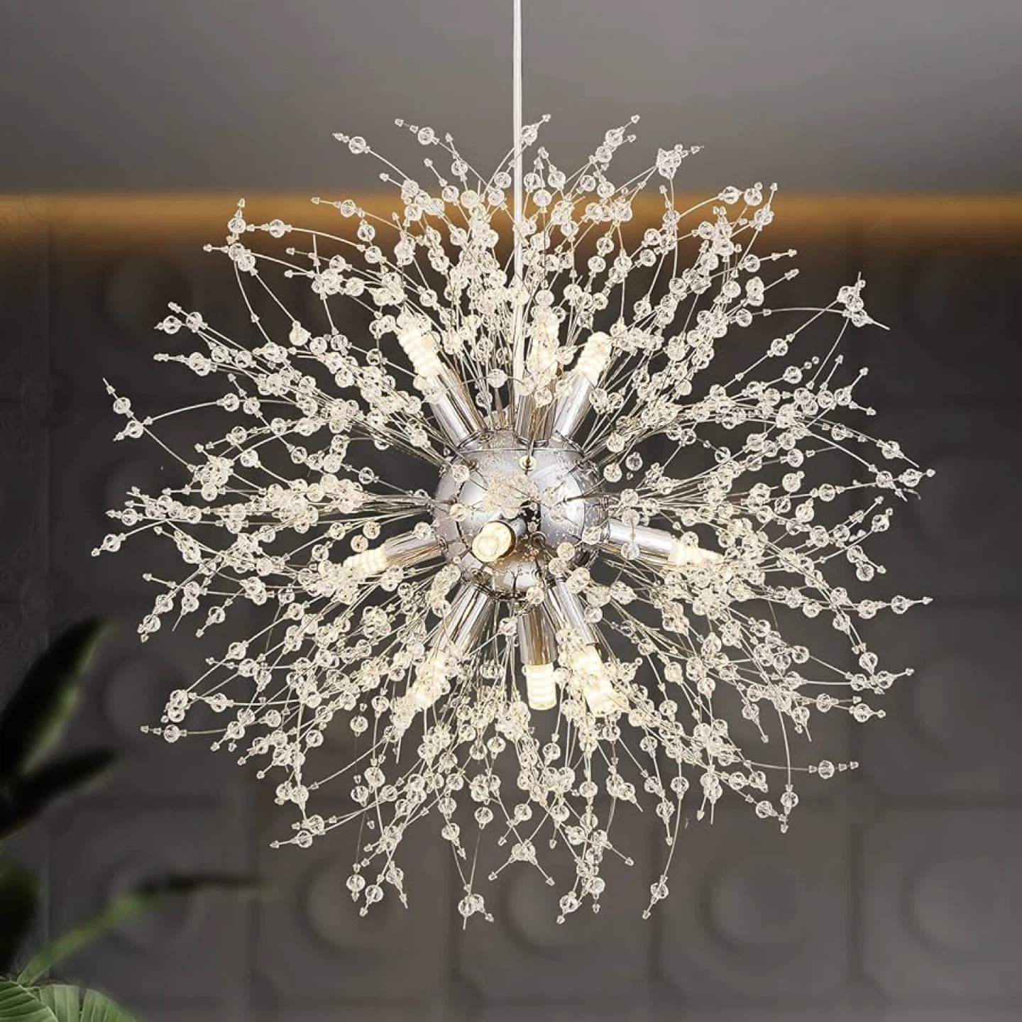 Crystal Burst Chandelier