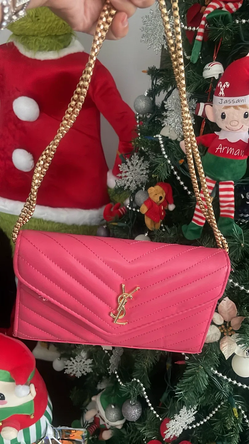 NEW Pink Chain purse image indicator(2)