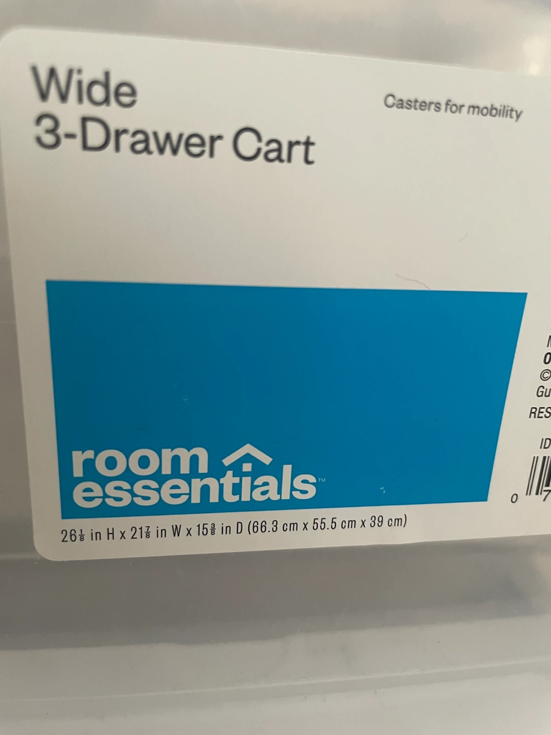 wide 3 drawer plastic - photo 2