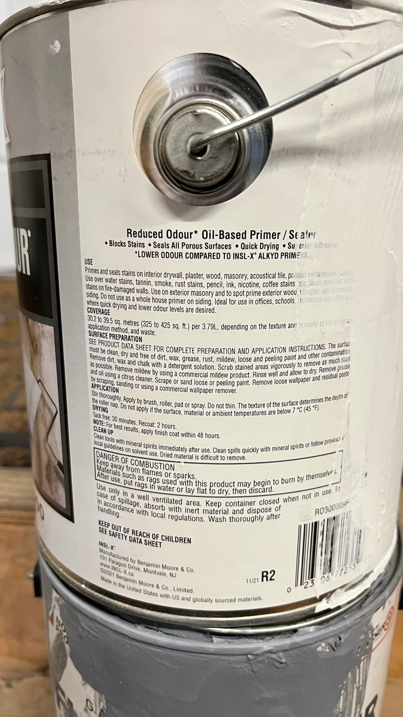 INSL-X Reduced Odour Oil-Based Primer by Benjamin Moore 3.78L - photo 2