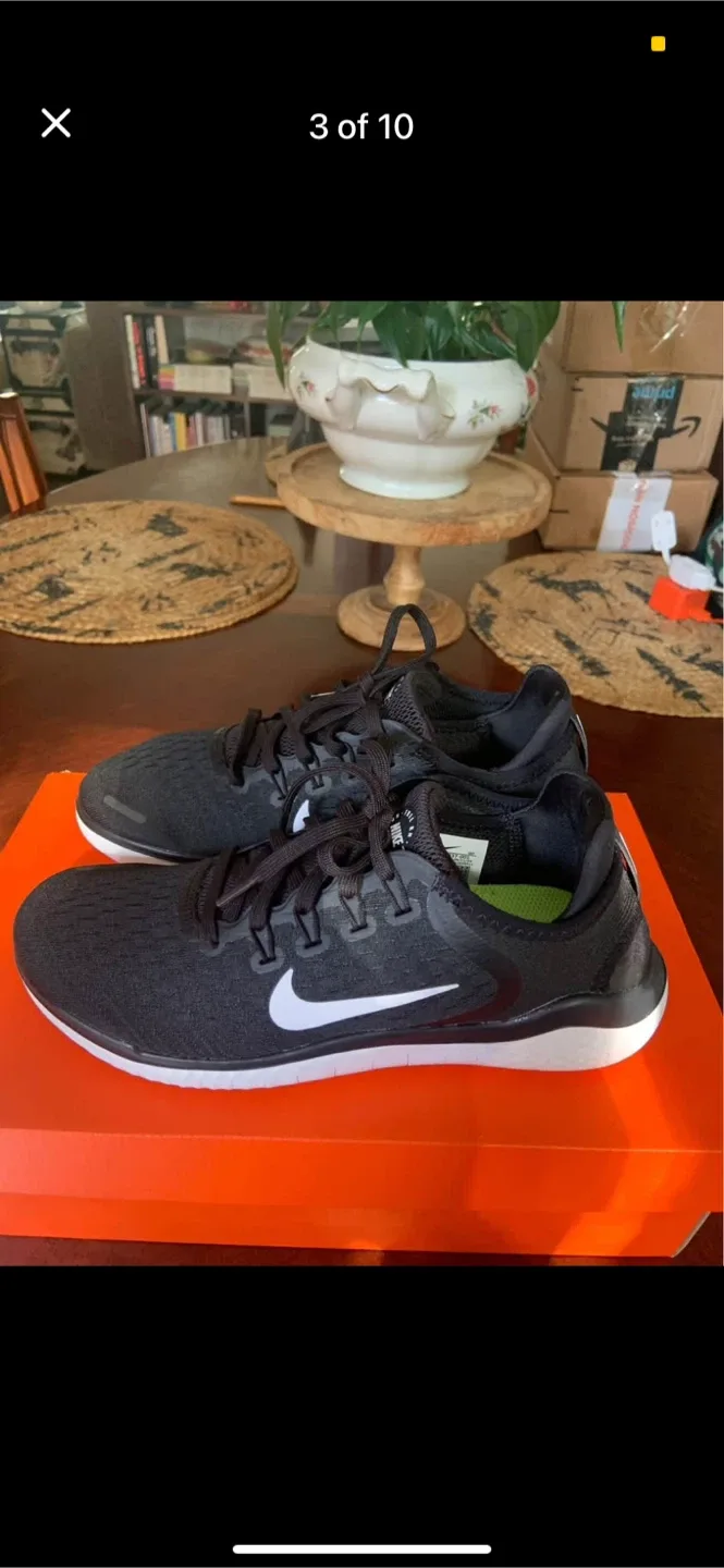 Nike Free RN 2018 Black/White - Size 5 US image indicator(3)