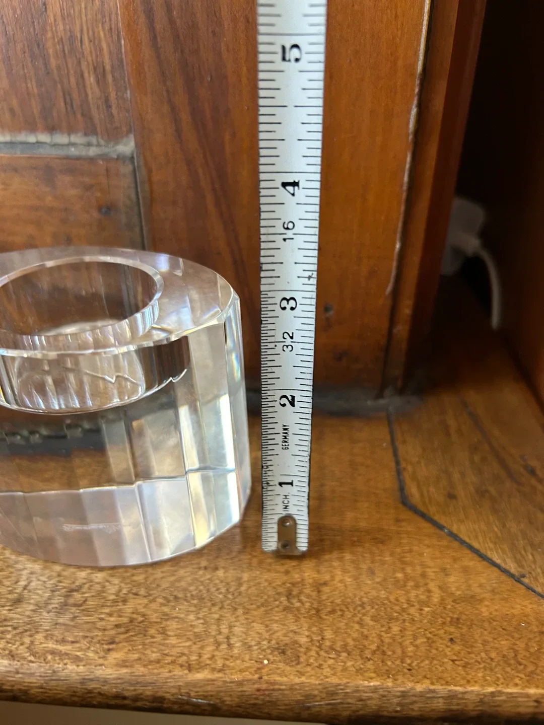 $22 Vintage Rosenthal candle holder crystal MCM tea light image indicator(3)