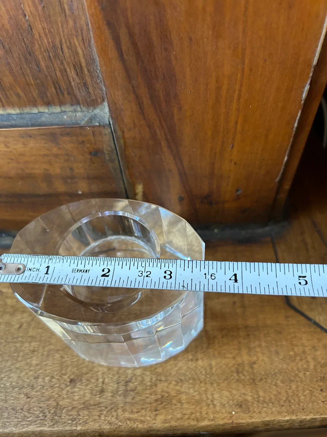 $22 Vintage Rosenthal candle holder crystal MCM tea light image indicator(4)