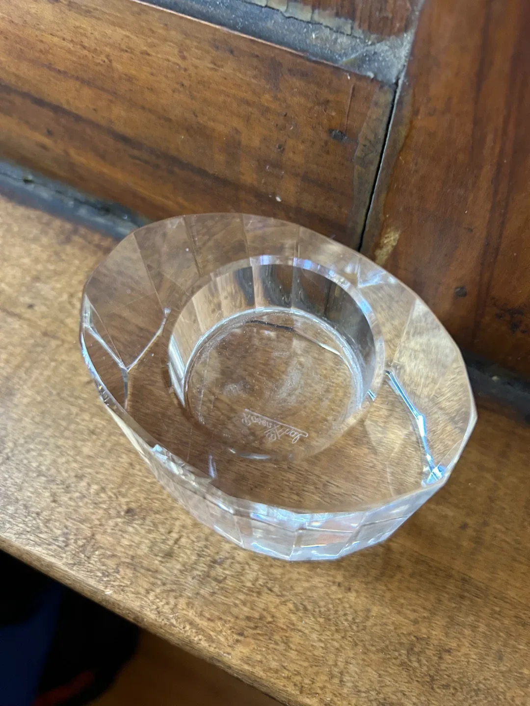 $22 Vintage Rosenthal candle holder crystal MCM tea light image indicator(2)